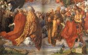 Albrecht Durer The Adoration of the Holy Trinity oil on canvas